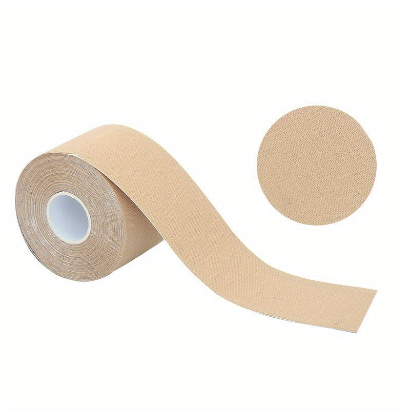 Enhanced Muscle Support & Recovery Kinesiology Tape - 5cm x 5m, Water-Resistant, Elastic, Universal Fit Sport Tape