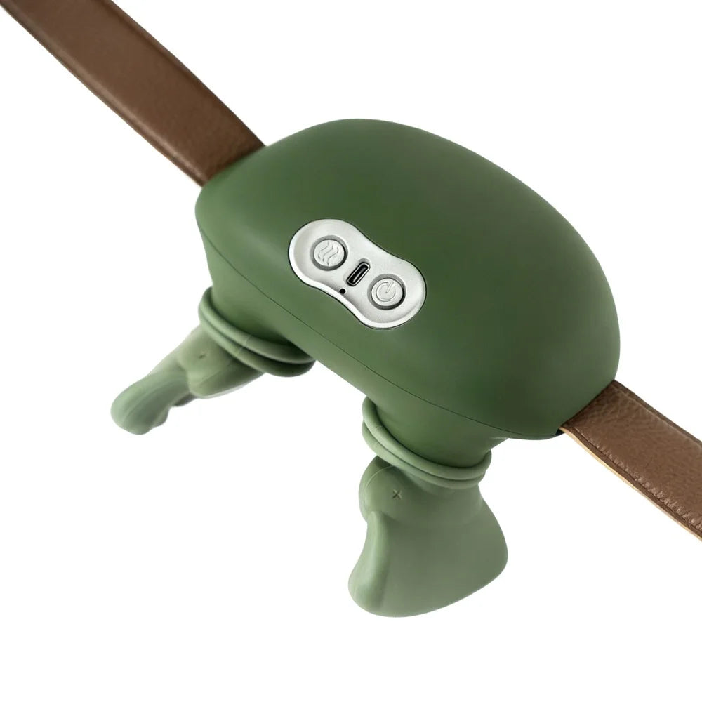 Electric Neck and Shoulder Massager Deep Tissue Shiatsu Back Cervical Massage Machine Bionic Heated Fatigue Relief Relax Muscle