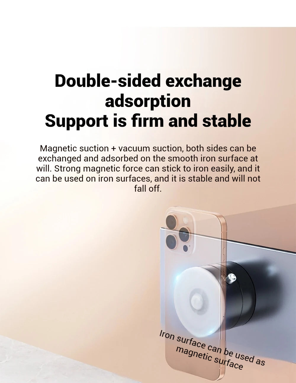 Car Magnetic Phone Holder Magnetic Suction Phone Mount Portable Phone Holder Magnetic Car Phone Mount for iPhone Androd