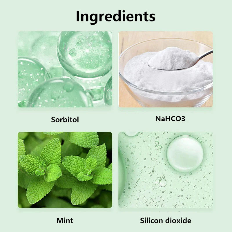 50 Tablets All-in-one travel mint toothpaste chewable tablets, travel toothpaste, deep cleansing, long-lasting fresh breath