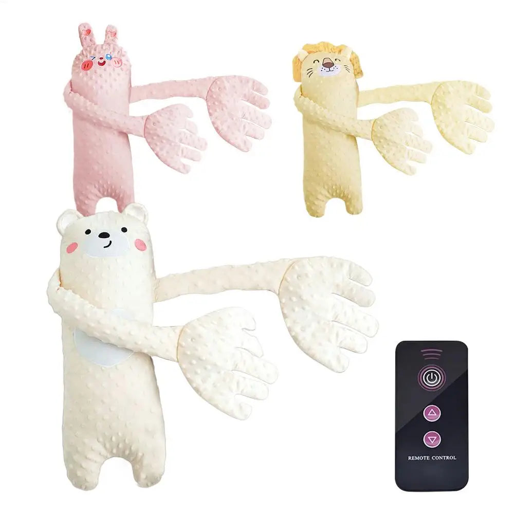 Remote Control Electric Baby Sleep Toy Cartoon Bear Shaped Plush Soothing Dolls Cartoon Baby Sleep Aid Comfort Soother Pillow