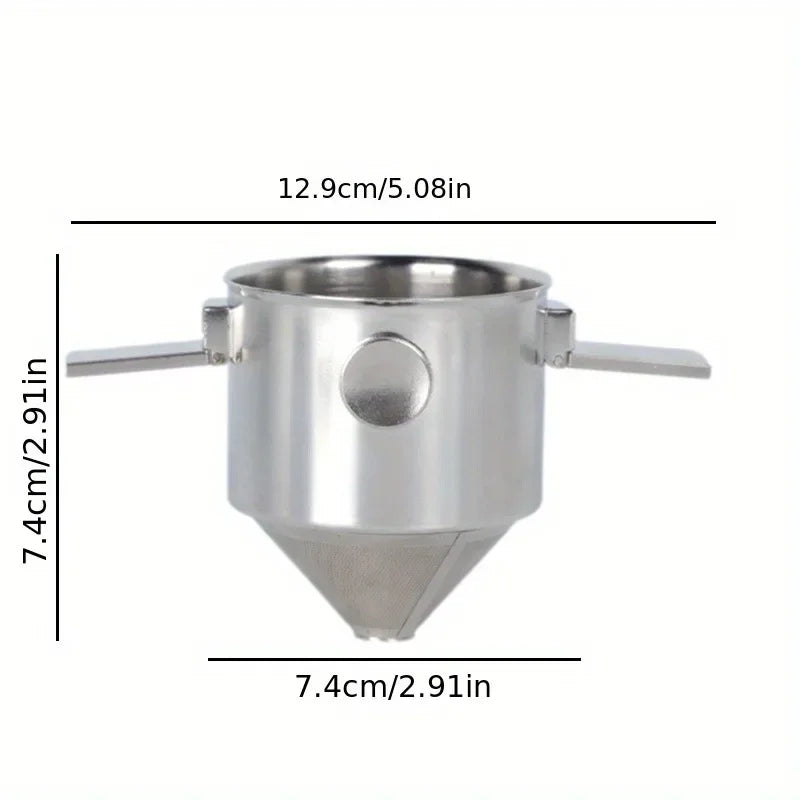 1PCS Portable Stainless Steel Hanging Ear Coffee Filte Reusable Coffee Filter for Office Travel Outdoor Camping Convenient Use