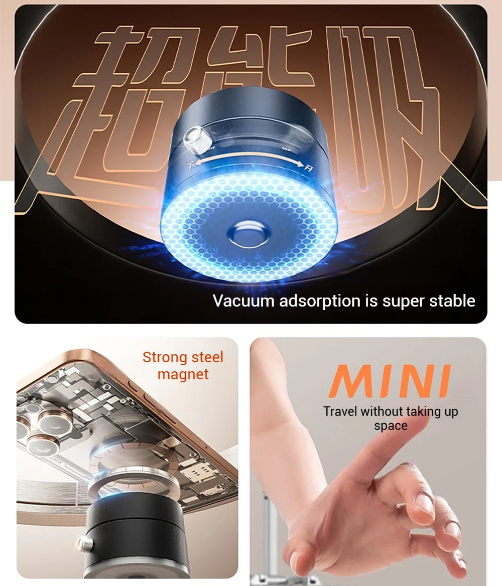 Car Magnetic Phone Holder Magnetic Suction Phone Mount Portable Phone Holder Magnetic Car Phone Mount for iPhone Androd