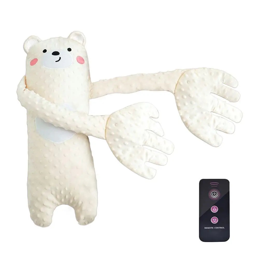 Remote Control Electric Baby Sleep Toy Cartoon Bear Shaped Plush Soothing Dolls Cartoon Baby Sleep Aid Comfort Soother Pillow